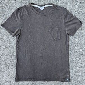 Rag & Bone Brown Speckled T-shirt Pocket Tee Short Sleeve Mens Size Medium